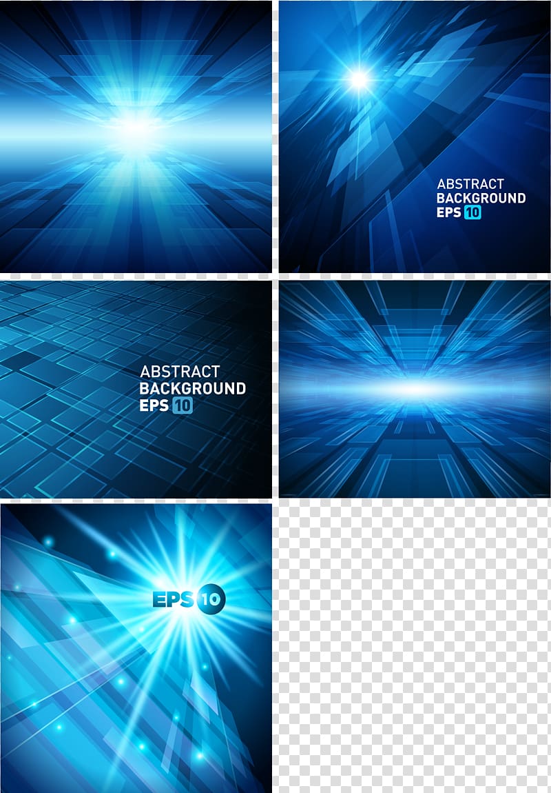 Abstract Background EPS 10 collage, Blue Color, Blue technology background transparent background PNG clipart