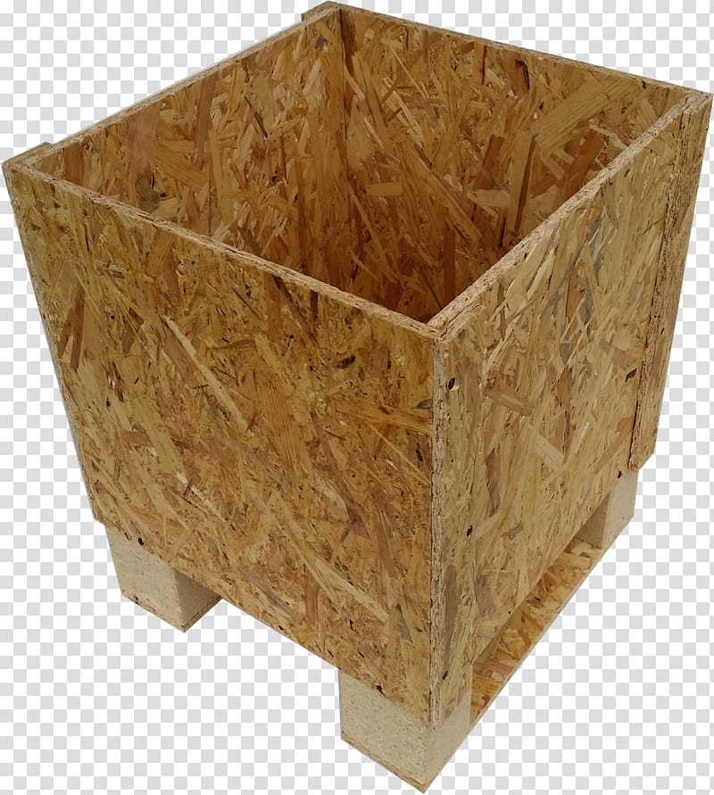 Plywood Lumber Oriented strand board Box, wooden box transparent background PNG clipart