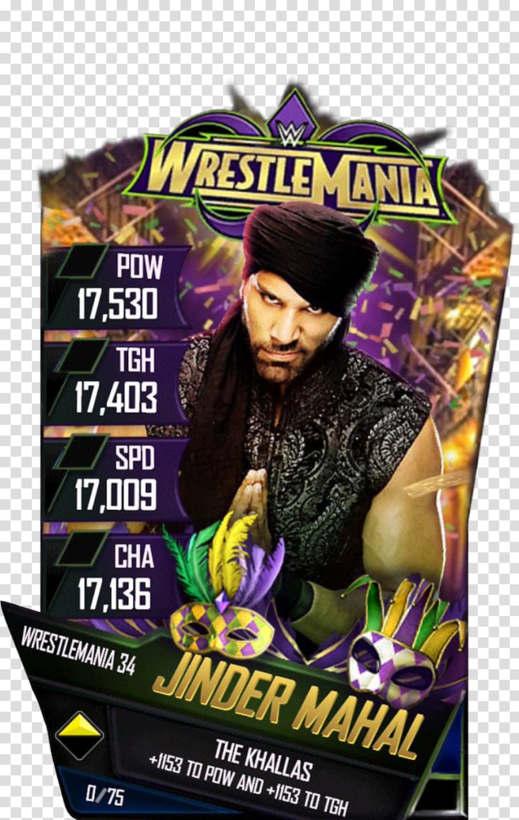 WrestleMania 34 WWE SuperCard WrestleMania 33 WWE 2K18, wwe transparent background PNG clipart
