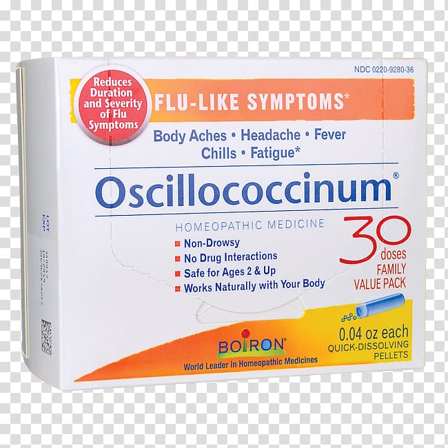 Oscillococcinum Boiron Influenza-like illness Symptom Homeopathy, others transparent background PNG clipart