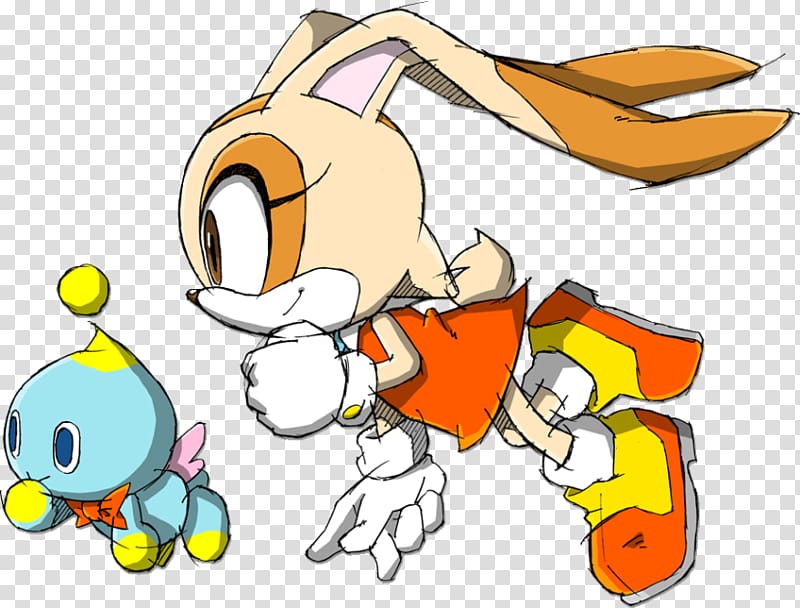 Cream the Rabbit Sonic Heroes Sonic Advance 3 Sonic Advance 2 Tails, rabbit transparent background PNG clipart