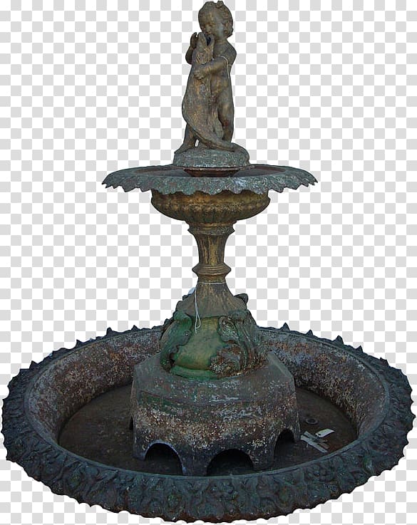 Bronze Fountain, others transparent background PNG clipart