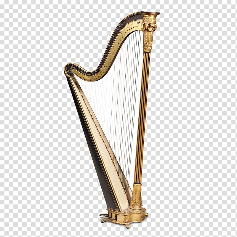 Harp Musical instrument String, Harp transparent background PNG clipart
