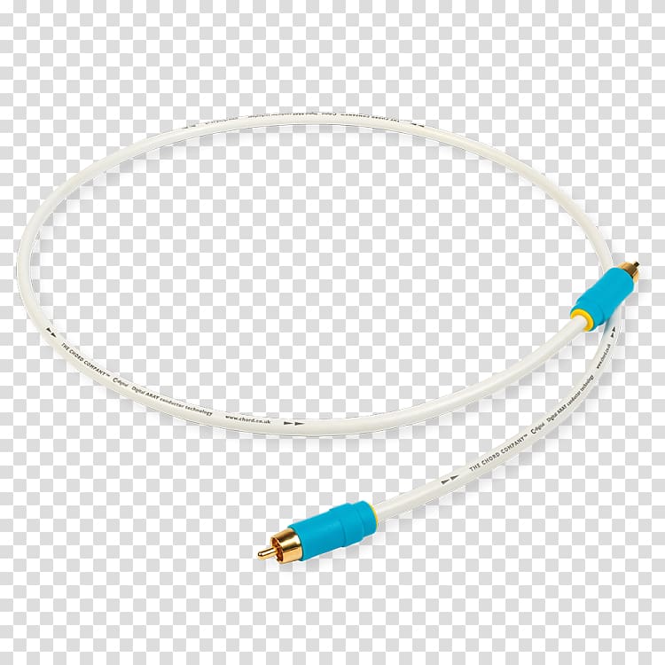 Electrical cable RCA connector Digital audio AudioQuest Loudspeaker, floating streamer transparent background PNG clipart