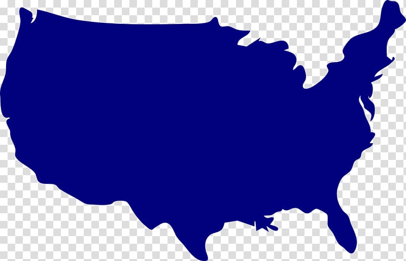 Blue Map United States Map United States Map Transparent