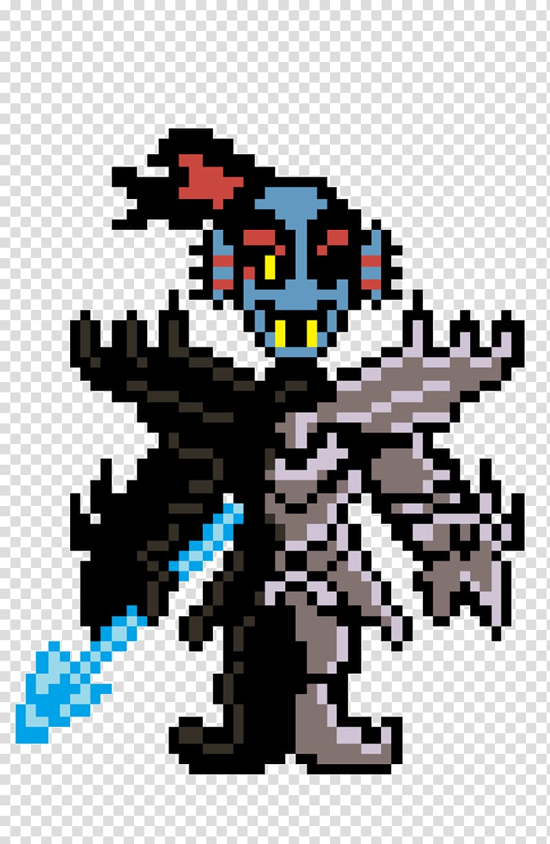 Undertale Sprite Undyne Pixel art, sprite transparent background PNG clipart