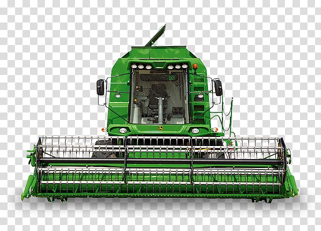 John Deere Combine Harvester Agriculture Kombajn rolniczy Machine, jd chopper transparent background PNG clipart
