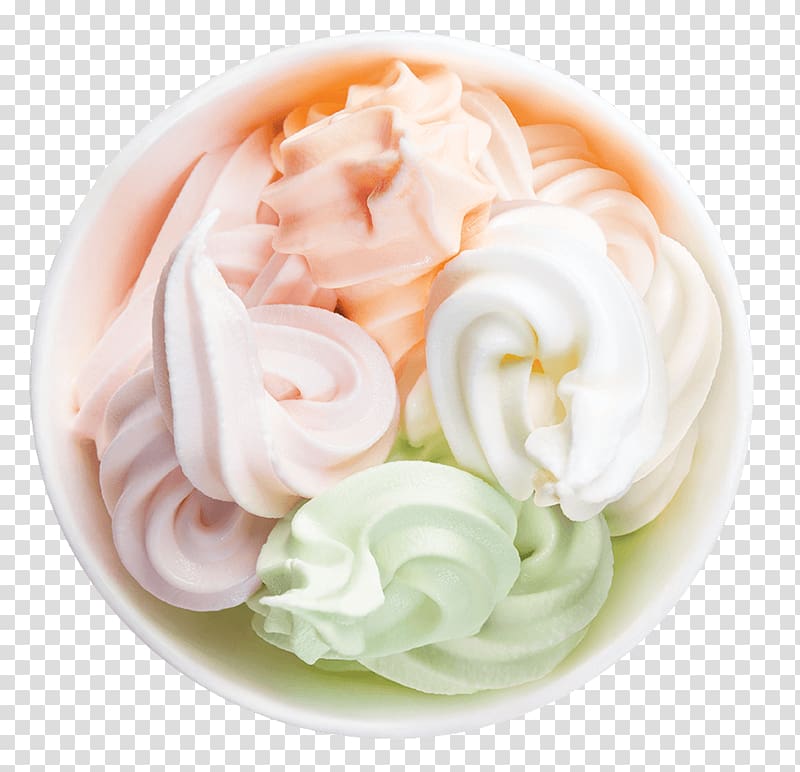 Zefir Crème fraîche Flavor Buttercream Frozen dessert, Froyo transparent background PNG clipart