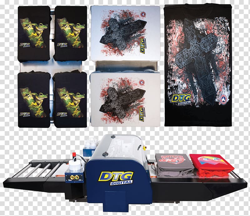 Direct to garment printing Clothing T-shirt Dye-sublimation printer, T-shirt transparent background PNG clipart