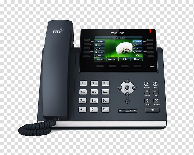 Yealink SIP-T23G VoIP phone Session Initiation Protocol Telephone Voice over IP, broadway transparent background PNG clipart