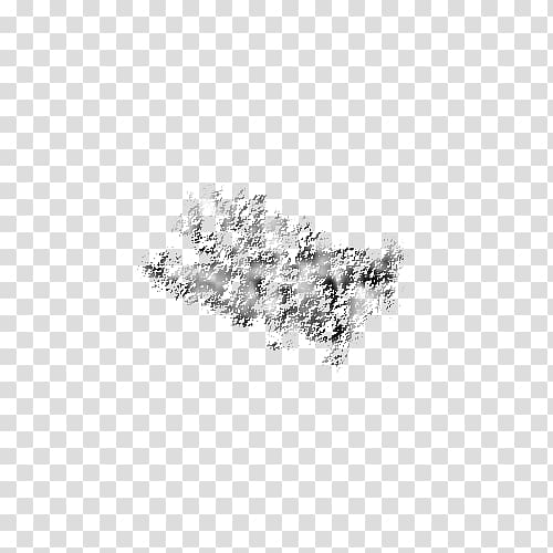 Black and white Painting Brush Tree, paint smudge transparent background PNG clipart