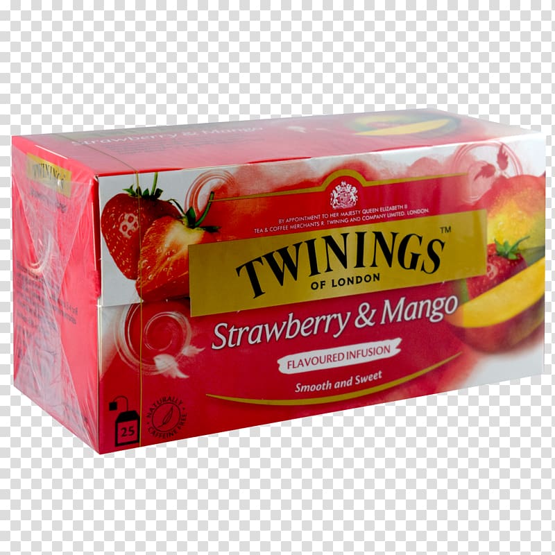 English breakfast tea Strawberry Flavor Twinings, tea transparent background PNG clipart