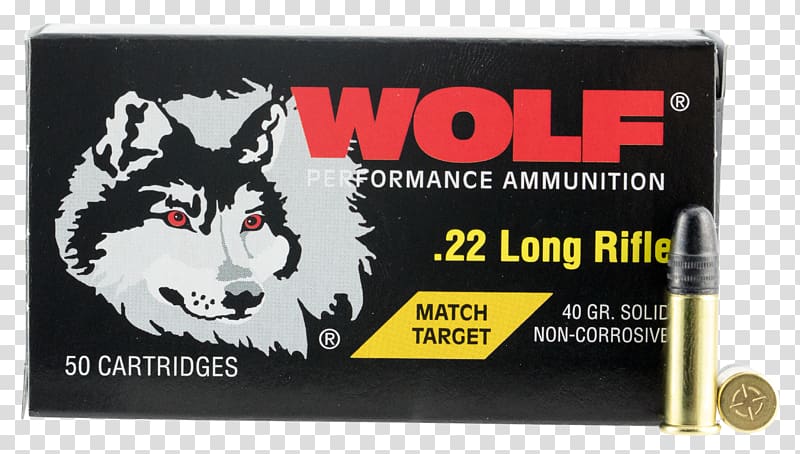 Wolf Ammunition .22 Long Rifle Full metal jacket bullet 7.62×39mm, ammunition transparent background PNG clipart