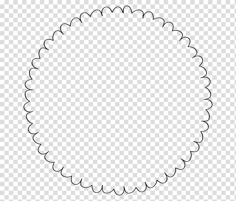scalloped-edge black frame illustration, Circle Mandala Mrs. D. Patel Pattern, circle frame transparent background PNG clipart