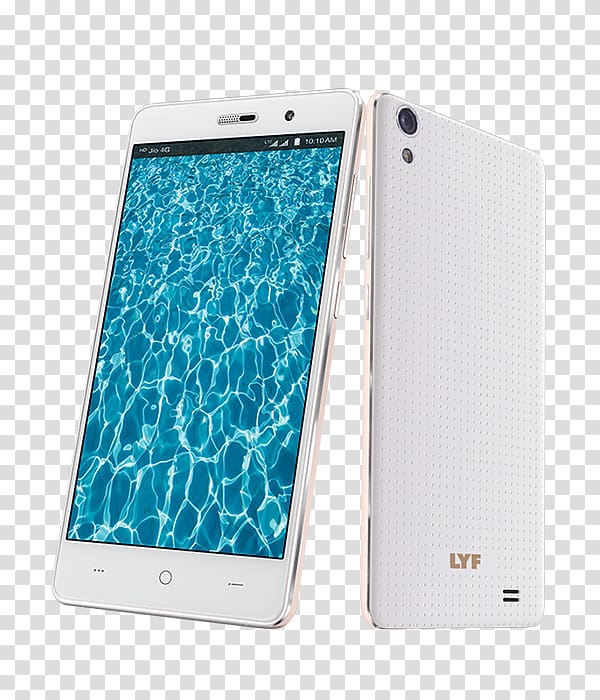 LYF India Price Voice over LTE Smartphone, Water Shutting transparent background PNG clipart