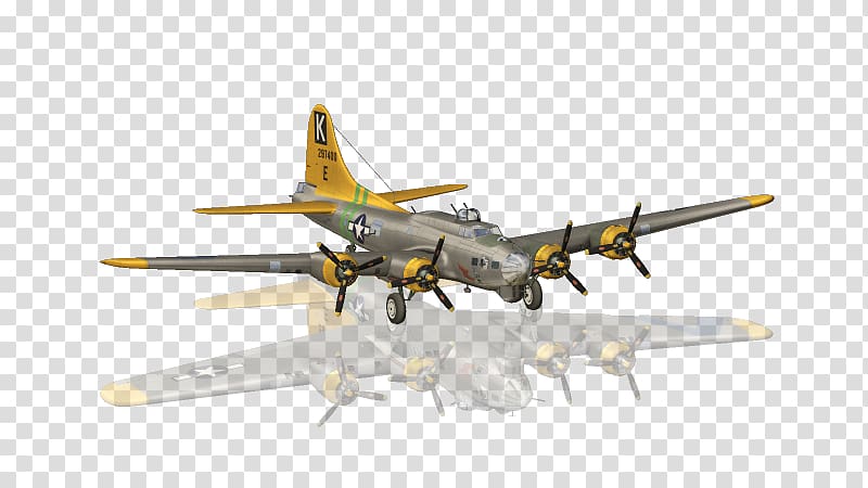 Boeing B-17 Flying Fortress Model aircraft Airplane Wing, Uss Nimitz transparent background PNG clipart