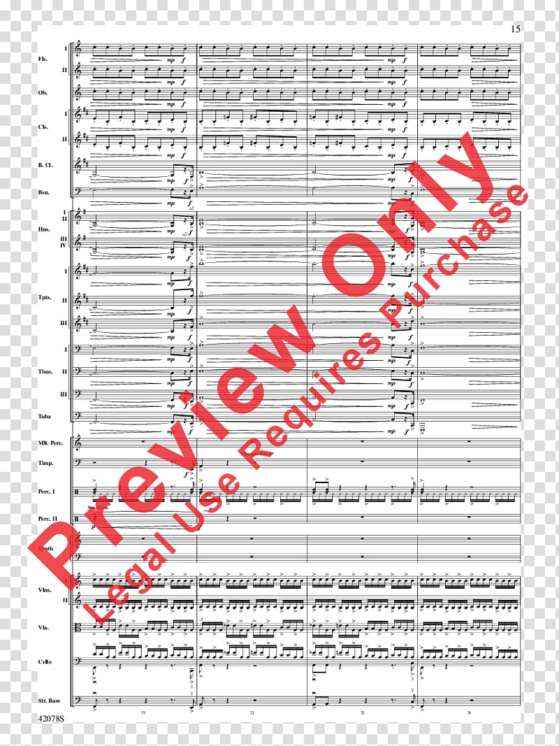 J.W. Pepper & Son Sheet Music Symphony No. 9 Orchestra, sheet music transparent background PNG clipart