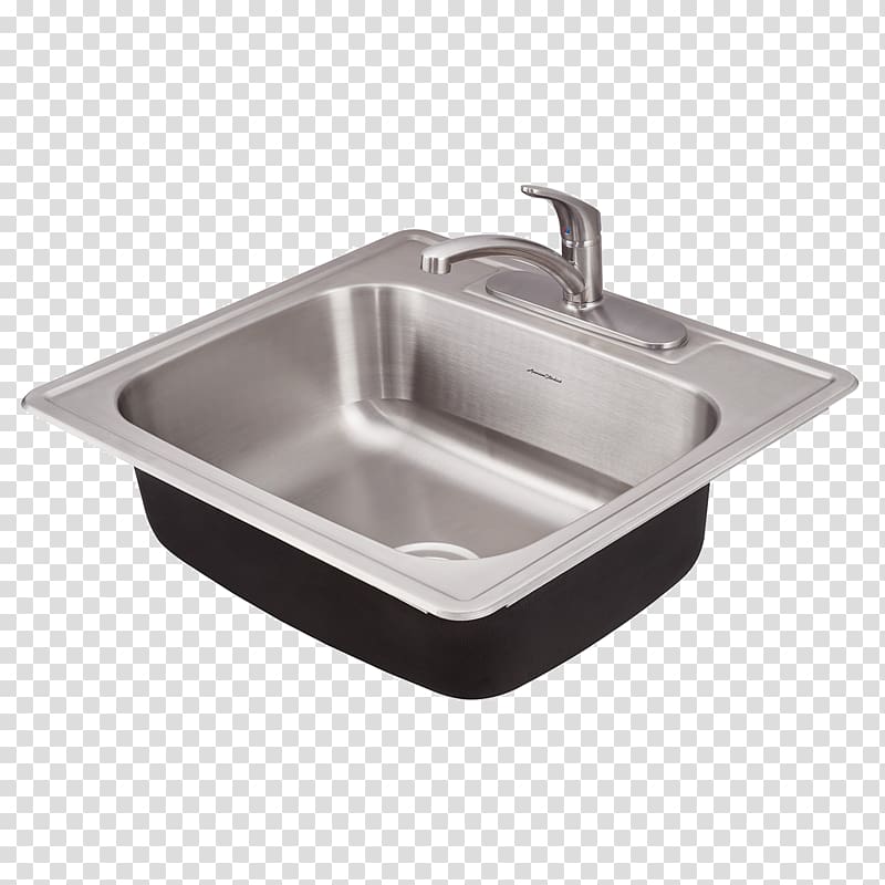 Sink Stainless steel American Standard Brands Kitchen Drain, Sink transparent background PNG clipart