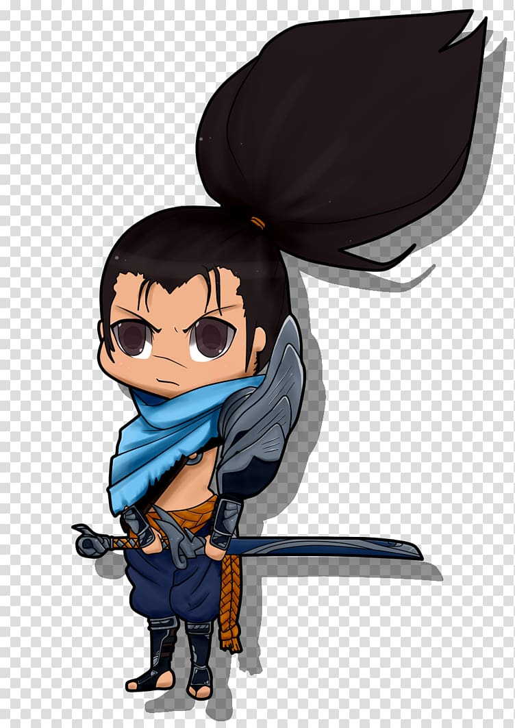 League of Legends Chibi Drawing Riot Games, Zed the Master of Sh transparent background PNG clipart