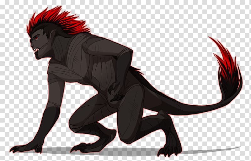 Demon Carnivora Legendary creature Tail, demon transparent background PNG clipart