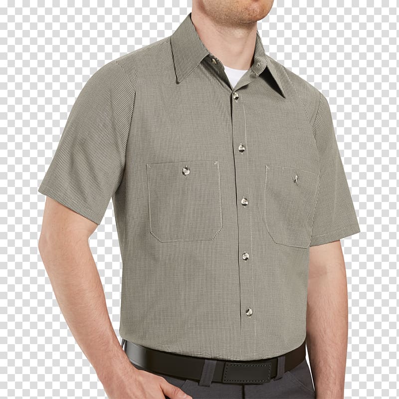 Khaki Dress shirt Clothing Uniform, dress shirt transparent background ...