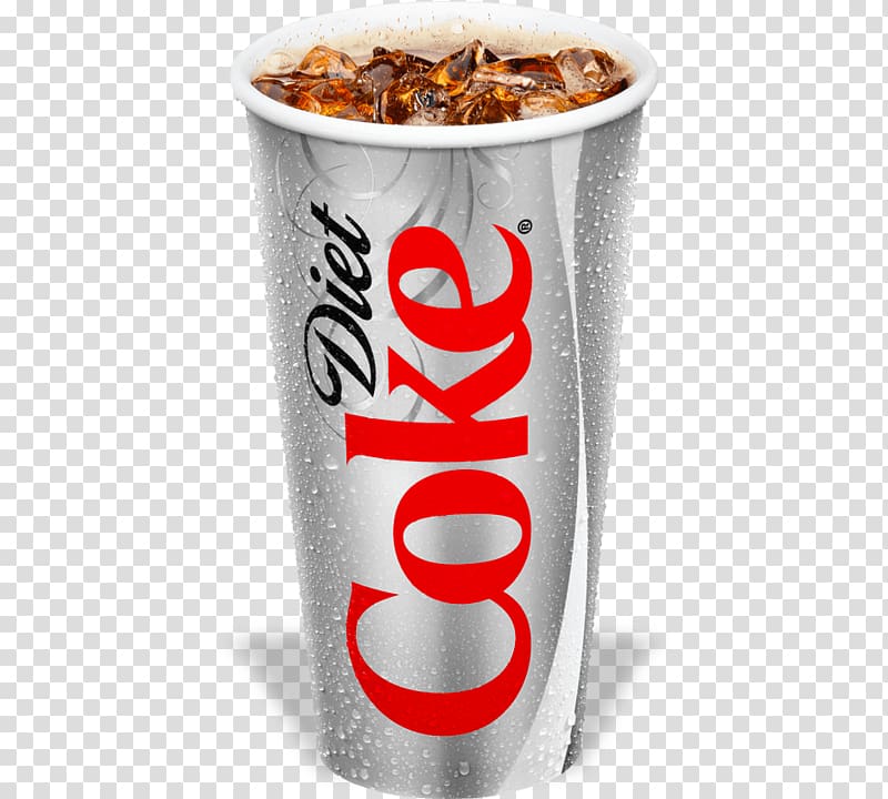 Diet Coke Diet drink Fizzy Drinks Coca-Cola Sugar substitute, coke transparent background PNG clipart