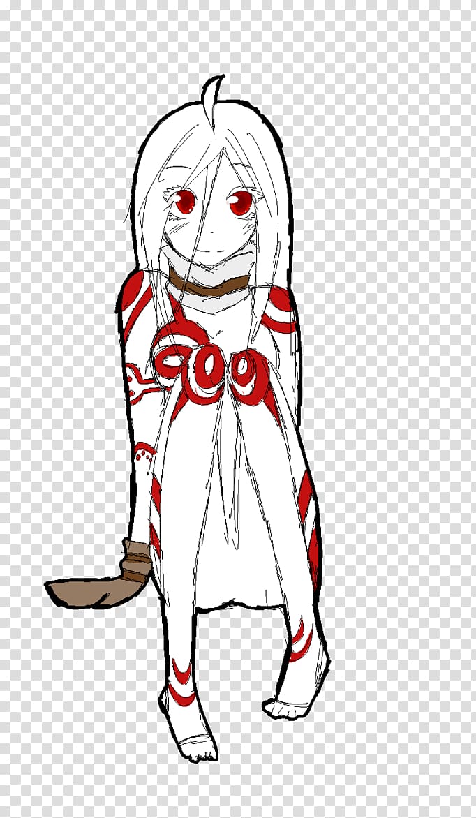 Shiro Anime Drawing Character, Deadman Wonderland transparent background PNG clipart