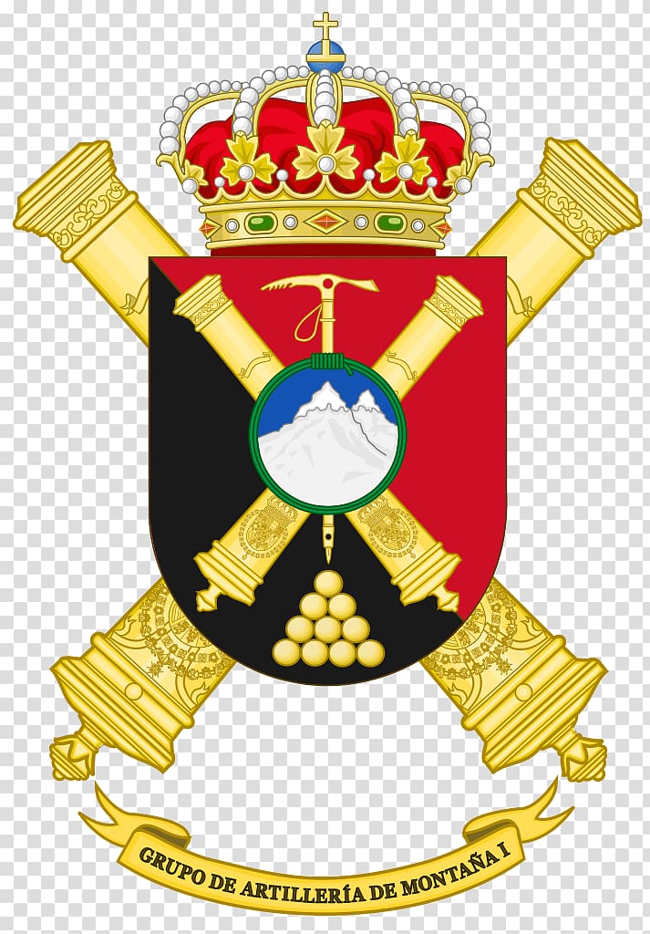 Coat of arms Military Field artillery Spanish Army, military transparent background PNG clipart