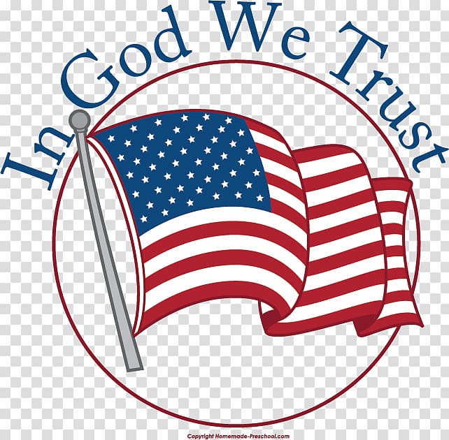 Flag of the United States , Trusting God transparent background PNG clipart