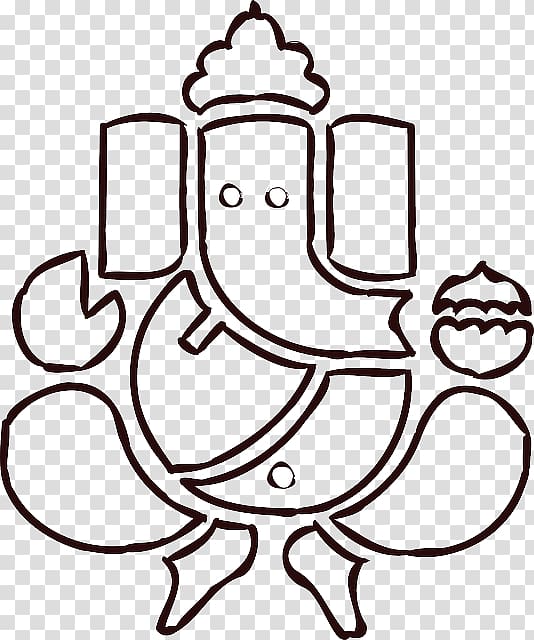 Ganesha Ganesh Chaturthi Hinduism , indian elephant transparent background PNG clipart