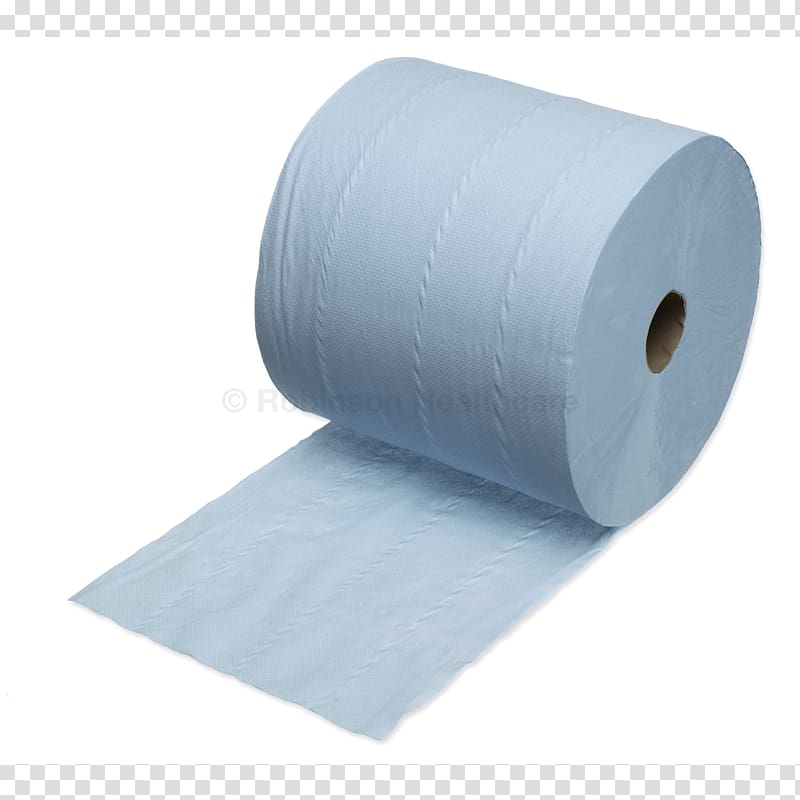 Blue Paper Roll Product design Industry, rolled paper transparent background PNG clipart