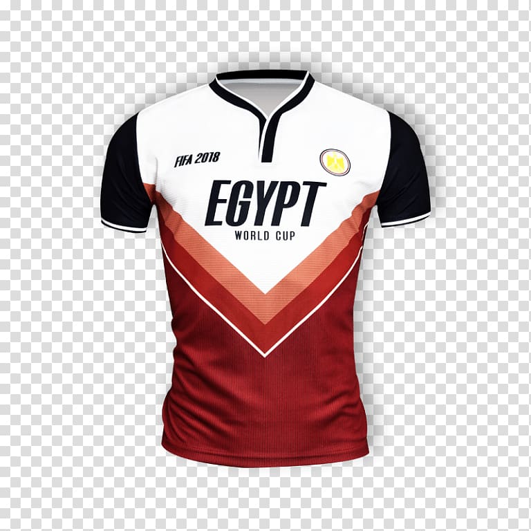 Jersey 2018 World Cup T-shirt Egypt national football team, tshirt transparent background PNG clipart