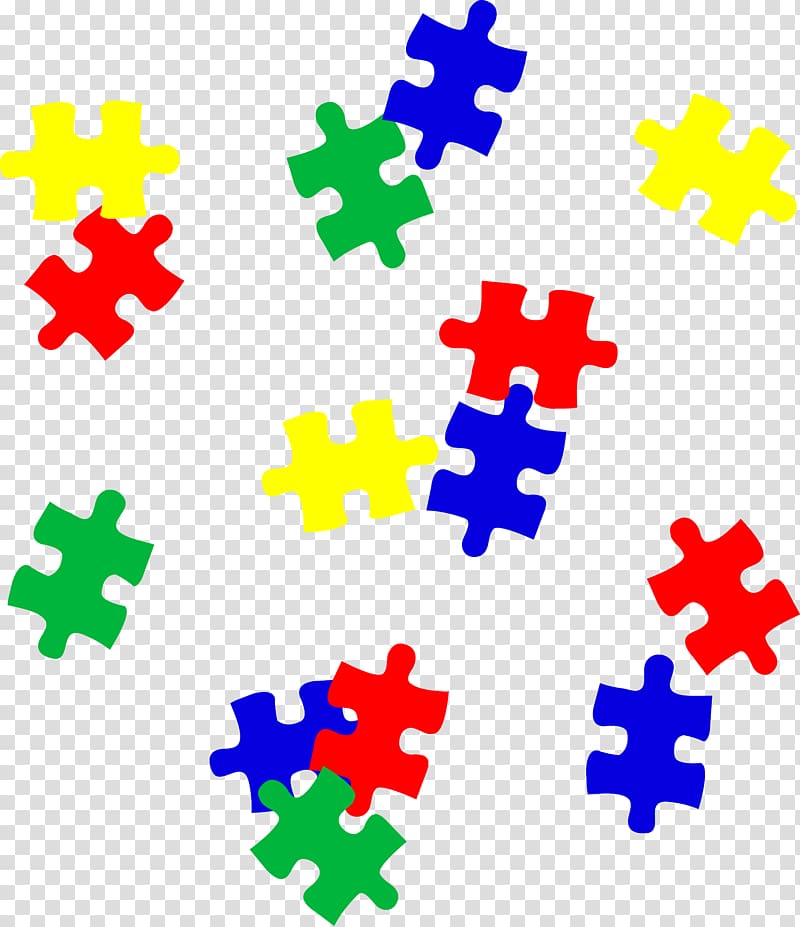 Jigsaw puzzle Autism Autistic Spectrum Disorders , Game Pieces transparent background PNG clipart