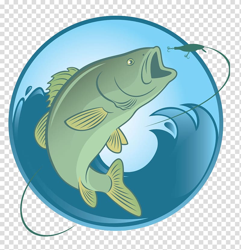 Fishing Bass Illustration, Fish transparent background PNG clipart
