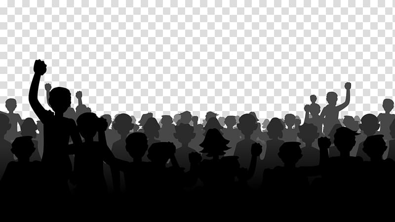 Crowd transparent background PNG clipart