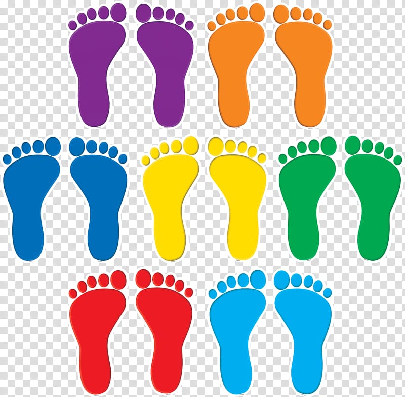 Footprints Education School, foot print transparent background PNG clipart