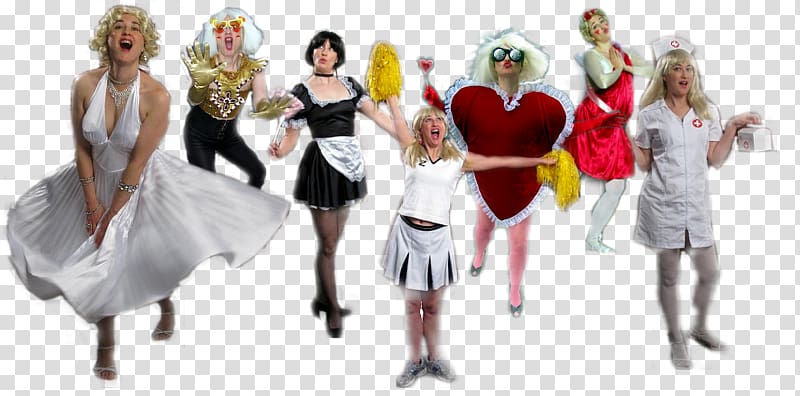 The Singing Telegram Girl French maid Singing Valentines, singing girl transparent background PNG clipart