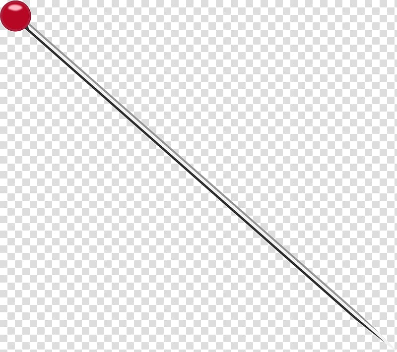 red headed pin, Angle Point Product Pattern, Sewing needle transparent background PNG clipart
