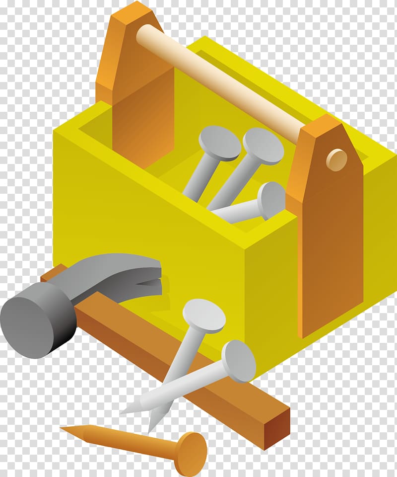 Toolbox Hammer Screw, Toolbox Screw Hammer transparent background PNG clipart