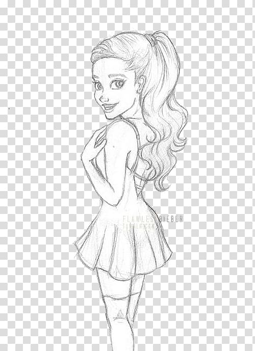 Drawing Believe Tour Musician GIF, ariana grande drawing transparent background PNG clipart