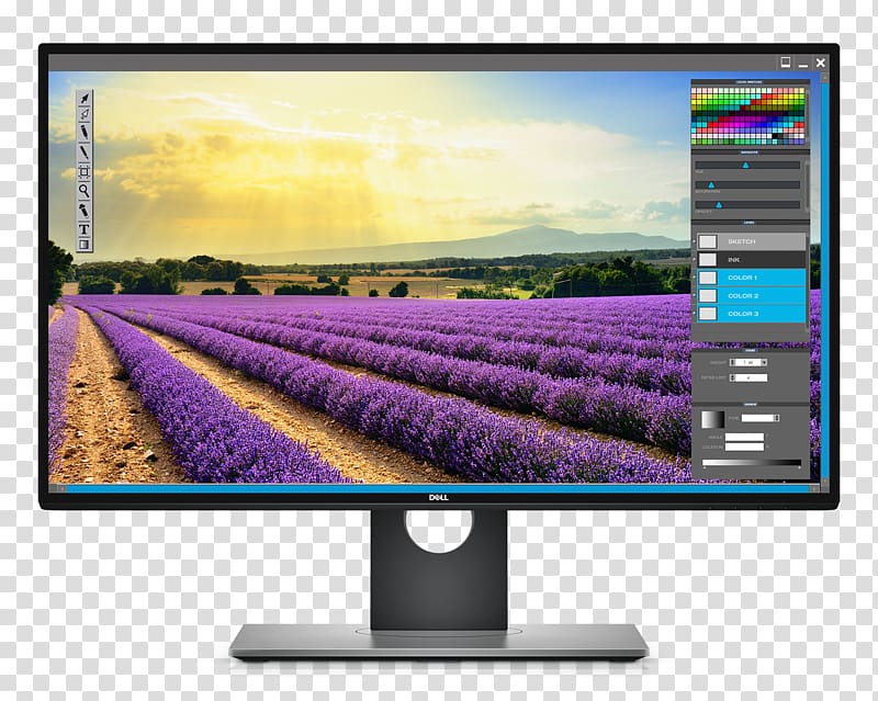 Dell Computer Monitors 4K resolution Ultra-high-definition television High-dynamic-range imaging, display transparent background PNG clipart