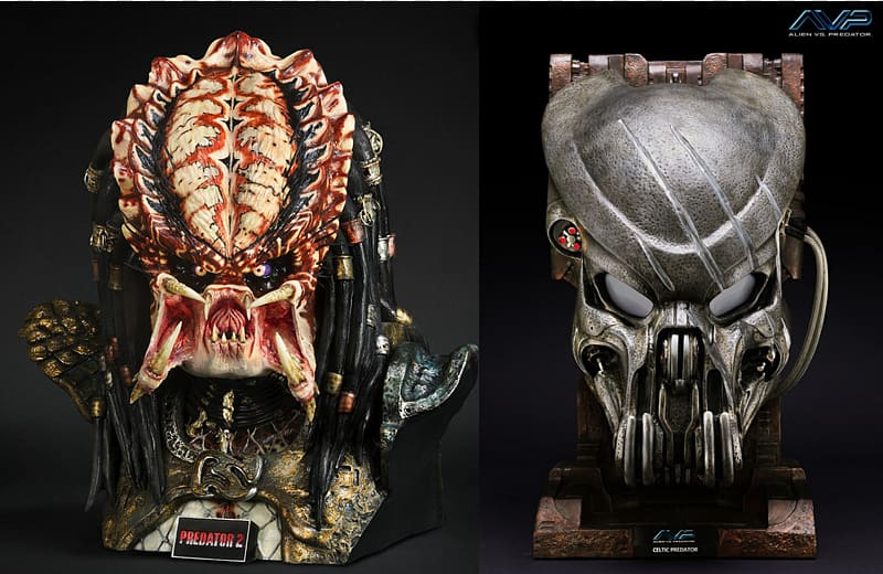 Predator Alien Prop replica Sideshow Collectibles Mask, predator transparent background PNG clipart