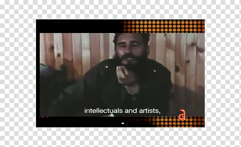 Poster Facial hair Album cover Video Font, fidel Castro transparent background PNG clipart