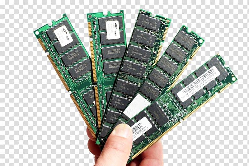 RAM Computer memory Central processing unit Computer data storage, Computer transparent background PNG clipart