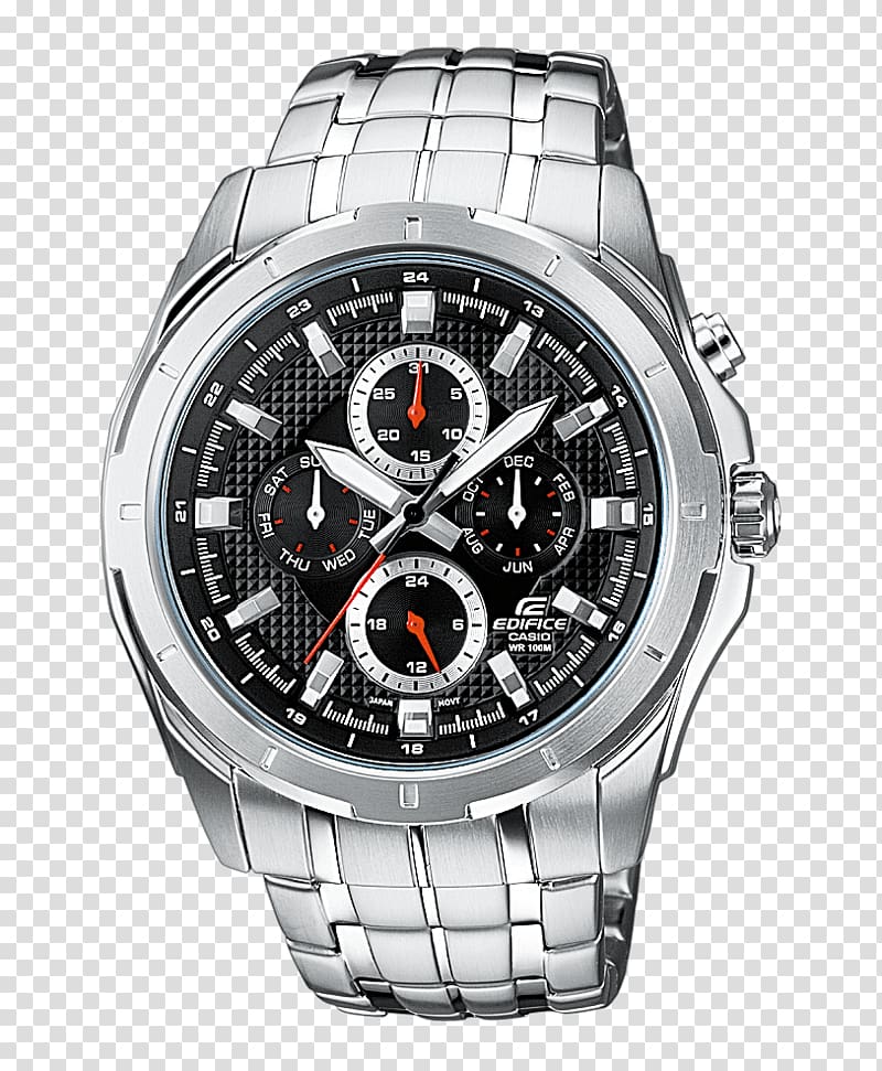 Casio EDIFICE EF-328D Casio EDIFICE EF-539D Watch, watch transparent background PNG clipart