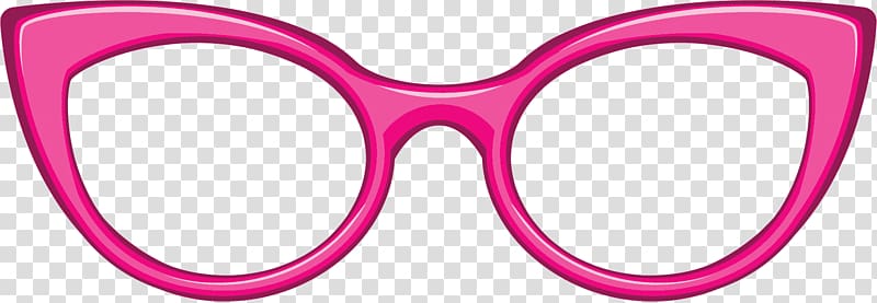 pink cateye eyewear illustration, Cat eye glasses Sunglasses , Glasses transparent background PNG clipart