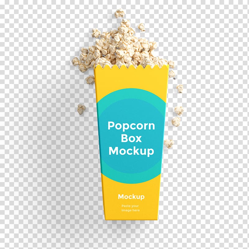 Popcorn Box Packaging and labeling, Packed popcorn transparent background PNG clipart