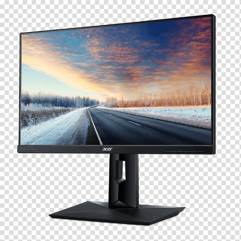 Computer Monitors 1080p LED-backlit LCD IPS panel DisplayPort, Monitor transparent background PNG clipart