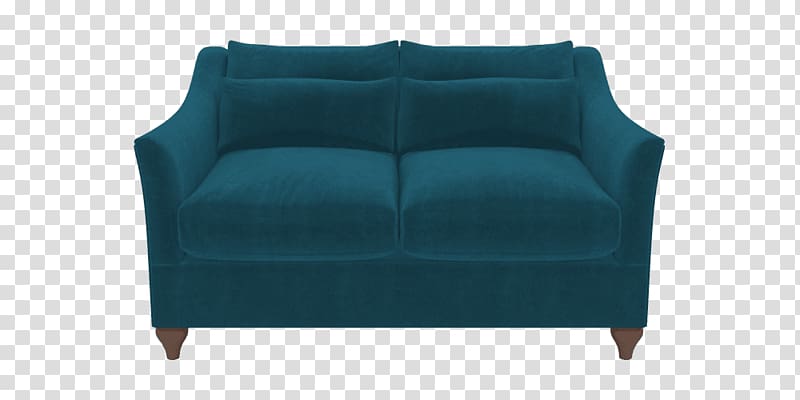 Loveseat Couch Sofa bed Product design Comfort, Blue Green Coastal Kitchen Design Ideas transparent background PNG clipart