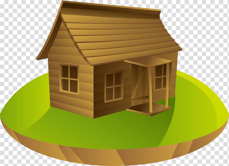 House Animation Drawing Cartoon, Cartoon wood house transparent background PNG clipart